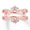 Thumbnail Image 4 of Previously Owned Diamond Enhancer Ring 1/2 ct tw Round-cut 14K Rose Gold