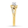 Thumbnail Image 2 of Previously Owned Three-Stone Diamond Engagement Ring 3/8 ct tw Round-cut 14K Yellow Gold