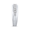 Thumbnail Image 3 of Previously Owned Men's THE LEO Diamond Wedding Band 1/2 ct tw Round-cut 14K White Gold