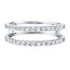 Thumbnail Image 3 of Previously Owned Diamond Enhancer Ring 1/2 ct tw Round-cut 14K White Gold - Size 4.5