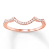 Thumbnail Image 0 of Previously Owned Diamond Wedding Band 1/8 ct tw Round-cut 14K Rose Gold Size 4