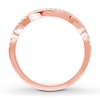 Thumbnail Image 1 of Previously Owned Diamond Wedding Band 1/8 ct tw Round-cut 14K Rose Gold Size 4