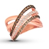 Thumbnail Image 1 of Previously Owned Le Vian Chocolate Diamond Ring 1-1/6 ct tw Round-cut 14K Strawberry Gold - Size 10.5