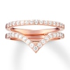 Thumbnail Image 4 of Previously Owned Diamond Enhancer Ring 1/2 ct tw Round-cut 14K Rose Gold - Size 9.5