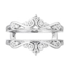 Thumbnail Image 3 of Previously Owned Diamond Insert Ring 1/4 ct tw Round-cut 14K White Gold