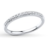 Thumbnail Image 1 of Previously Owned Diamond Wedding Band 1/6 ct tw Round-cut 14K White Gold