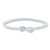 Thumbnail Image 0 of Previously Owned Diamond Infinity Bracelet 1/5 ct tw Round-cut Sterling Silver