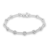 Thumbnail Image 0 of Previously Owned Diamond Bracelet 1/5 ct tw Round-cut Sterling Silver 7.5"