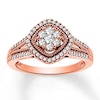 Thumbnail Image 1 of Previously Owned Diamond Ring 1/2 ct tw Round-cut 10K Rose Gold