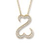 Thumbnail Image 1 of Previously Owned Diamond Necklace 1/4 ct tw 10K Yellow Gold
