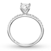 Thumbnail Image 2 of Previously Owned Diamond Engagement Ring 3/4 ct tw Round-cut 14K White Gold - Size 9