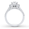 Thumbnail Image 2 of Previously Owned Neil Lane Diamond Engagement Ring 3 ct tw Princess & Round-cut 14K White Gold