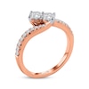 Thumbnail Image 1 of Previously Owned Ever Us Two-Stone Anniversary Ring 1/2 ct tw Diamonds 14K Rose Gold