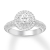 Thumbnail Image 0 of Previously Owned Diamond Engagement Ring 1 ct tw Round-cut 14K White Gold - Size 10.25