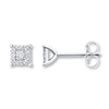 Thumbnail Image 0 of Previously Owned Diamond Earrings 1/10 Carat tw Round-cut Sterling Silver