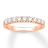 Thumbnail Image 1 of Previously Owned Diamond Band 1/2 ct tw Round-cut 14K Rose Gold