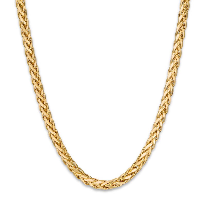 Main Image 1 of Previously Owned Wheat Chain Necklace Solid 10K Yellow Gold 20&quot; Length