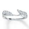 Thumbnail Image 0 of Previously Owned Enhancer Ring 1/4 ct tw Round-cut Diamonds 14K White Gold - Size 11.25
