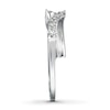 Thumbnail Image 1 of Previously Owned Enhancer Ring 1/4 ct tw Round-cut Diamonds 14K White Gold - Size 11.25