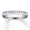 Thumbnail Image 0 of Previously Owned Diamond Anniversary Band 1/4 ct tw Round-cut 14K White Gold - Size 3.75