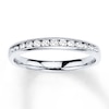 Thumbnail Image 0 of Previously Owned Diamond Band 1/4 ct tw Round-cut 10K White Gold - Size 4.75