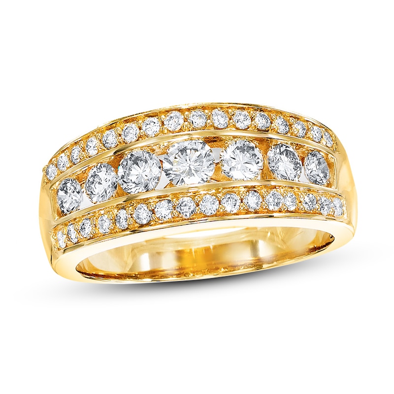 Previously Owned Diamond Ring 1 ct tw Round-cut 14K Yellow Gold | Kay