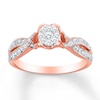 Thumbnail Image 1 of Previously Owned Promise Ring 1/5 ct tw 10K Rose Gold