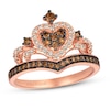 Thumbnail Image 1 of Previously Owned Le Vian Chocolate Diamond Tiara Ring 1/2 ct tw 14K Rose Gold