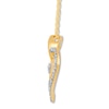 Thumbnail Image 2 of Previously Owned Diamond Heart &quot;Mom&quot; Necklace 1/10 ct tw 10K Yellow Gold