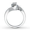Thumbnail Image 1 of Previously Owned Diamond Engagement Ring 3/4 ct tw Round-Cut 14K White Gold - Size 3.75