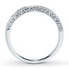 Thumbnail Image 2 of Previously Owned Diamond Wedding Band 1/4 ct tw Round-cut 14K White Gold - Size 4.5