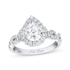 Thumbnail Image 1 of Previously Owned Neil Lane Diamond Engagement Ring 2-1/8 ct tw Pear & Round 14K White Gold