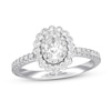 Thumbnail Image 0 of Previously Owned Neil Lane Diamond Engagement Ring 7/8 ct tw Oval & Round-cut 14K White Gold