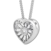 Thumbnail Image 3 of Previously Owned Emmy London Diamond Heart Necklace 1/8 ct tw Sterling Silver 20&quot;