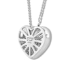 Thumbnail Image 4 of Previously Owned Emmy London Diamond Heart Necklace 1/8 ct tw Sterling Silver 20&quot;