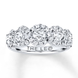 Previously Owned THE LEO Diamond Ring 1-1/2 ct tw Round-cut 14K White Gold