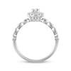 Thumbnail Image 3 of Previously Owned Diamond Engagement Ring 3/8 ct tw Round-cut 10K White Gold