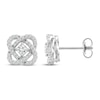 Thumbnail Image 1 of Previously Owned Center of Me Diamond Stud Earrings 1/2 ct tw 10K White Gold