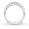 Thumbnail Image 2 of Previously Owned THE LEO Diamond Enhancer Ring 1 ct tw Round-cut 14K White Gold