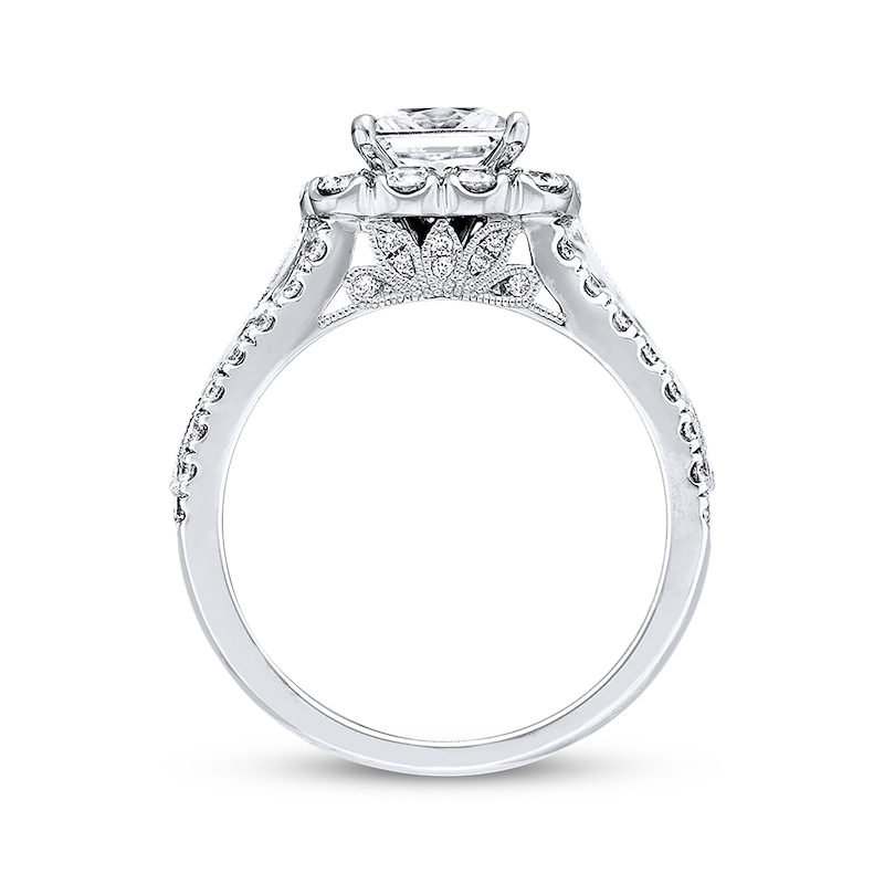 Previously Owned Neil Lane Diamond Engagement Ring 3 ct tw Princess ...