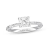 Thumbnail Image 0 of Previously Owned Neil Lane Diamond Solitaire Engagement Ring 1 ct tw Cushion & Round-cut 14K White Gold Size 5