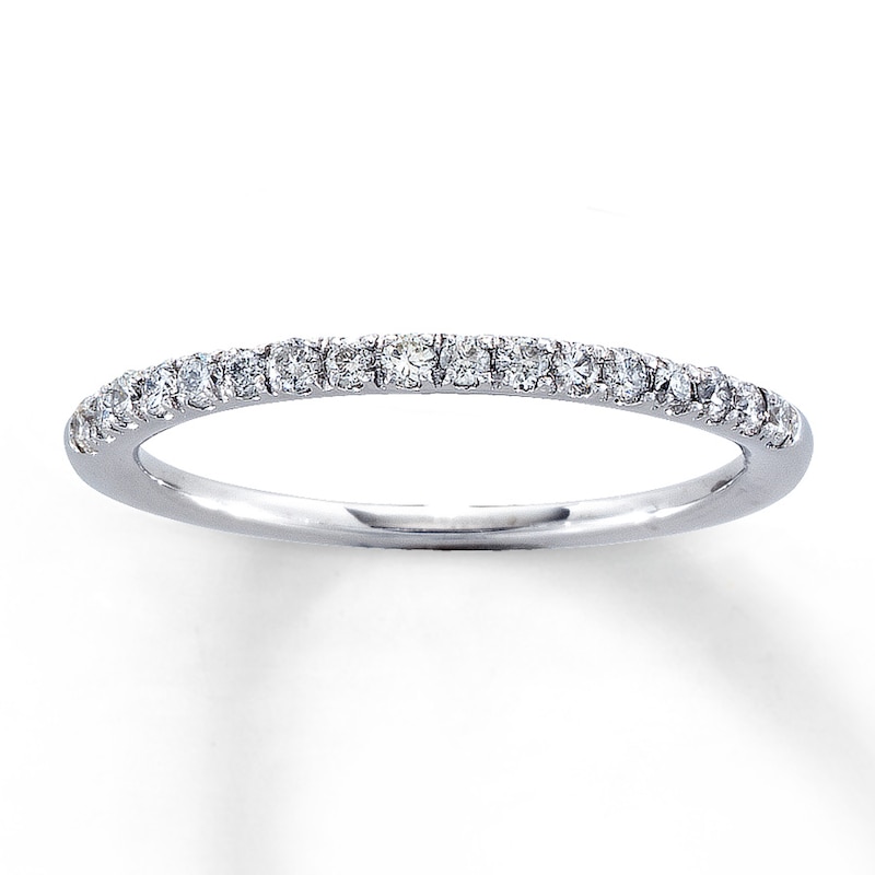 Previously Owned Diamond Anniversary Band 1/4 ct tw Round-cut 14K White ...