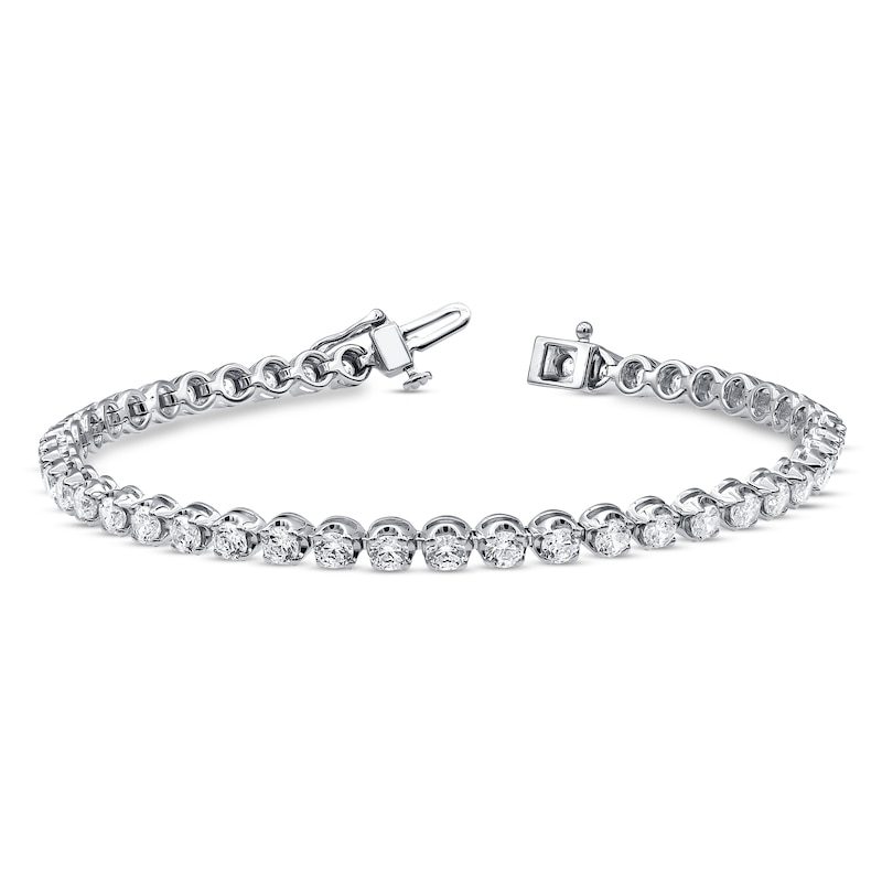 Main Image 1 of Previously Owned Diamond Bracelet 5 ct tw 10K White Gold 7.25&quot;