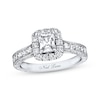 Thumbnail Image 0 of Previously Owned Neil Lane Engagement Ring 1-7/8 ct tw Radiant, Princess & Round-cut Diamonds 14K White Gold