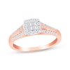 Thumbnail Image 0 of Previously Owned Diamond Ring 1/3 ct tw Princess-cut 10K Rose Gold