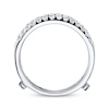 Thumbnail Image 3 of Previously Owned Diamond Enhancer Ring 1/2 ct tw Round-cut 14K White Gold