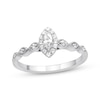 Thumbnail Image 0 of Previously Owned Diamond Engagement Ring 1/3 ct tw Marquise/Round 10K White Gold
