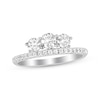 Thumbnail Image 0 of Previously Owned Three-Stone Diamond Ring 1 ct tw Round-cut 14K White Gold