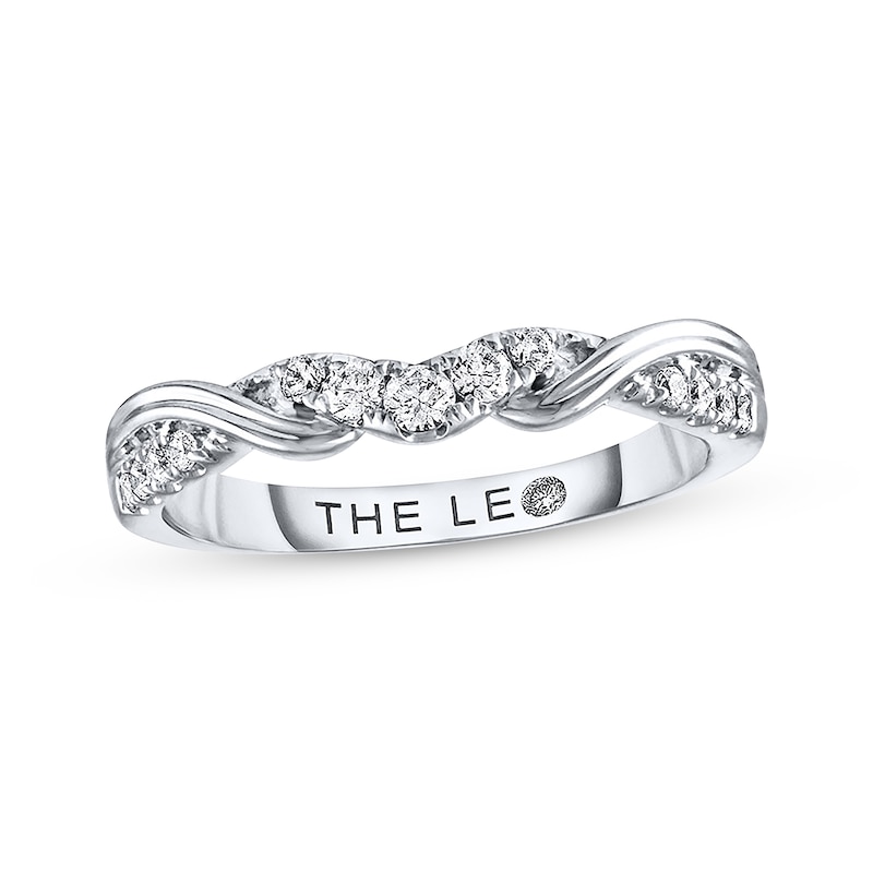 Main Image 1 of Previously Owned THE LEO Diamond Anniversary Band 1/4 ct tw Round-cut 14K White Gold