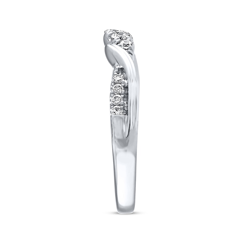 Main Image 2 of Previously Owned THE LEO Diamond Anniversary Band 1/4 ct tw Round-cut 14K White Gold